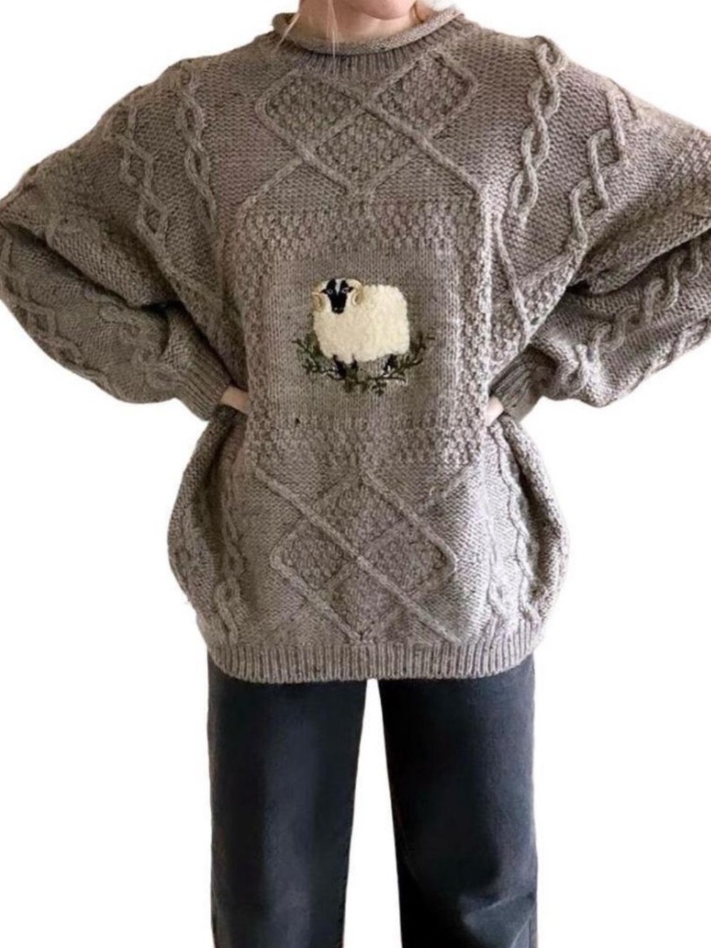 Vintage Acorn wool sweater